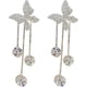 thumbnail image 4 of Led Earrings for Women New Year Earrings Gold Earrings Hoops Trendy Diamond Encrusted High End Butterfly for Teen Girls Minimalist Cuff Piercing Studs, 4 of 5