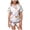 Light Blue, variant on Enyan Girls Halloween Pajamas Pumpkin/Ghost Tops Short Sleeve Cute Sleepwear Loungewear Set 4Pcs Girls Halloween Pjs(4-5 Years)