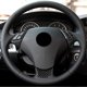 thumbnail image 3 of 5pcs Carbon Fiber Steering Wheel Button Trim Cover Stickers Fit for 5 Series E60 2004-2010, 3 of 4