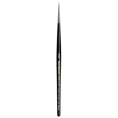da Vinci Watercolor Series 5506 Maestro Paint Brush, Round Retouching Kolinsky Red Sable, Size 0, Restauro is shorter than the traditional round and longer.., By da Vinci Brushes From USA