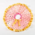thumbnail image 4 of VNKIDY Girls Skirts Kids Polka Dot Tutu Skirt Layered Tulle With Satin Bow Decor Ruffled Hem For Party Dance Performance Wear Cute Bottoms Pink 5-8 Years, 4 of 6