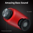 thumbnail image 4 of Altavoz Bluetooth MusiBaby inalámbrico resistente al agua rojo, 4 of 7