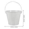 thumbnail image 2 of 3Pcs Metal Buckets Durable Garden Planters Practical Plant Pails Flowers Buckets, 2 of 7