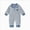 A106-Blue, variant on KJameas Baby Boys Girls Romper Polo Collar Boat Embroidered Long Sleeve