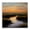 Warm Marshland Sunset Reflection, variant on Stupell Industries Sunset Over Marshland Black Framed Floater Canvas Wall Art, design by Petal Prints Design