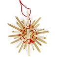 thumbnail image 4 of Juego de estrellas de paja de 56 piezas - Decoraciones para árboles de Navidad - Colgantes de paja para el árbol de Navidad - Colgantes naturales para árboles de Navidad - Decoraciones navideñas, 4 of 4