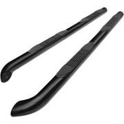 TAC Side Steps fit 2002-2009 Chevy Trailblazer (Exclude EXT & SS Models) / GMC Envoy (Exclude XL Models) 3" Black Side Bars Nerf Bars Running Boards Exterior Accessories (2PCS)