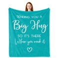 thumbnail image 1 of Manta de regalo Pubrave Hug/Love Thinking of You/Cheer Up 150 x 125 cm, 1 of 7