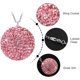 thumbnail image 2 of Adorno para espejo retrovisor de coche, bola de la suerte colgante de cristal navideño, accesorio ostentoso para coche para mujer, abalorio de diamantes de imitación, decoración para coche, 2 of 6