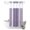 Lavender, White, Purple, variant on No Hook Shower Curtain, Vintage Pink Striped Shower Curtains for Bathroom with See Through Top Window, Farmhouse Modern Stripes Boho Waterproof & Washable Bath Curtain Extra Long 72"x96"