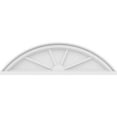 thumbnail image 3 of Ekena Millwork 32"W x 9"H x 2"P Segment Arch 4 Spoke Architectural Grade PVC Pediment, 3 of 7