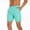Mint Green, variant on Fnooota Mens Board Shorts, Summer Elastic Waist Holiday Quick-drying Beach Shorts with Drawstring Navy Size S-3XL