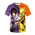 thumbnail image 1 of Naruto Japanese Cartoon Fashion Casual Children Children's Clothing Boy Baby 3D Printed Short Sleeve T-shirt Top Clothing140 Gao Jinjia LED, 1 of 2
