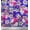 Purplish Blue, variant on Soimoi Blue Cotton Duck Fabric Green & Pink Floral Decor Fabric Printed BTY 42 Inch Wide