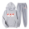 thumbnail image 1 of TIMIFIS Survêtement pour Hommes 2 Pcs à Capuche Ensemble de Sport Décontracté pour Course Jogging - Automne, 1 of 8