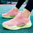 thumbnail image 4 of Women's Plus Size Casual Running Shoes Lightweight Lace Up Thick Sole Sports Shoes Mint Green 36, 4 of 4