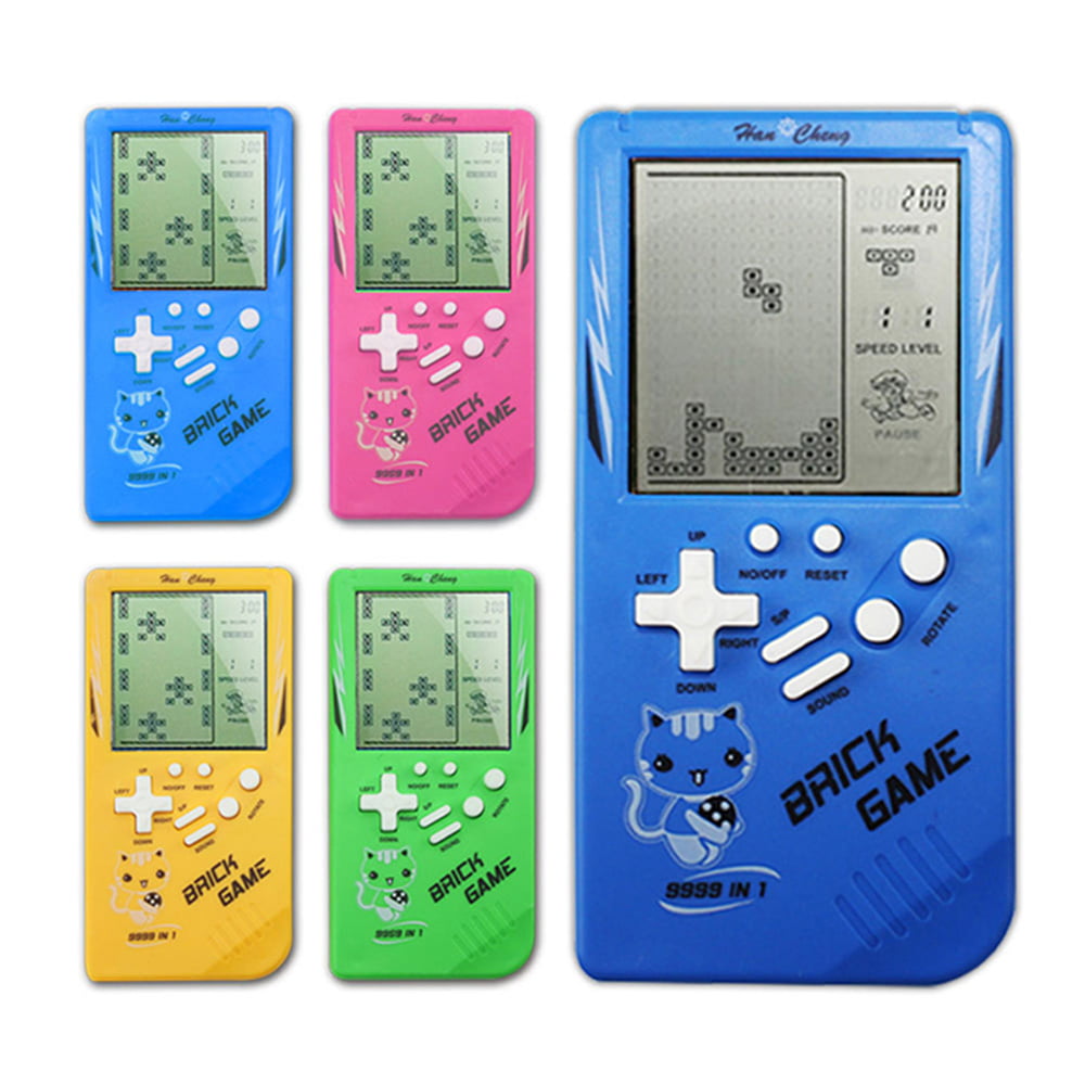 Electronic LCD Tetris Game Vintage Brick Handheld Puzzle Toys YU US#5 
