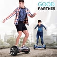 thumbnail image 2 of Gyroor Warrior 8.5 inch All Terrain Off Road Scooter with Bluetooth Speakers and LED Lights,Self Balancing Scooter for Kids ages 6-12 and Adults, 2 of 8
