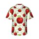 thumbnail image 1 of Balery Fruit Apples Camisas hawaianas de manga corta para hombre, camisas playeras de corte holgado, camisas de vacaciones con botones,X-Large, 1 of 7