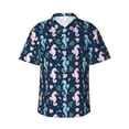 thumbnail image 1 of Fotbe Seahorses And Plants Camisa Hawaiana para Hombre Unisex – Camisa Casual de Verano con Botones de Manga Corta de Algodón y Lino,Medium, 1 of 7