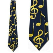 Large Music Notes Necktie Mens Tie by Steven Harri