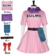 thumbnail image 3 of Disfraz de Bulma de Anime para mujer adulta, vestido rosa, traje de uniforme de Halloween, atuendo para fiesta y actuación, 3 of 5