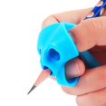thumbnail image 5 of Empuñaduras progresivas para lápices para niños, herramientas de ayuda para escritura a mano, entrenador, corrección de postura, pinzas para bolígrafos para dedos para niños pequeños de 2 a 4 año, 5 of 5