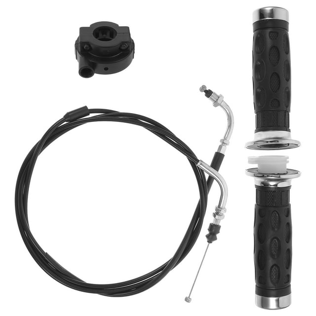 USHOBE 1 Set Throttle Engine Cable PVC Black Throttle Cable Assembly for ATV Motorcycle Mini Bike