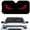 Red, variant on Venoro Car Front Windshield Sunshade - Eyes Decor Sun Shade Visor UV Ray Sun Protector