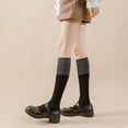 thumbnail image 2 of CSChome Women Color-blocking Socks Women Winter Stockings - Warm Thigh High Over Knee Woolen Soft, 2 of 7