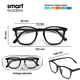thumbnail image 4 of Lentes de Lectura B+D Smart SQ2 Readers Negro, 4 of 6