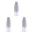 thumbnail image 4 of Yuarrent Dispensador de viaje Botella Squeeze Tube Contenedor reutilizable Gris claro 90ML Type1 NO1, 4 of 6