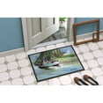 thumbnail image 2 of Carolines Treasures JMK1060MAT Jeannie Shrimp Boat Door Mat Indoor Rug or Outdoor Welcome Mat 18x27 Doormat  18H X 27W, 2 of 4