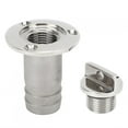 thumbnail image 5 of 316 Stainless Steel Oval Garboard Drain Connector for Boats, 5 of 8