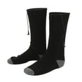 thumbnail image 2 of Smart Heating Socks, Washable 3 Gears Adjustment Black Cold Resistant Heated Stockings  For Daily Wear, 2 of 8