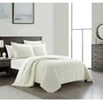 thumbnail image 2 of NY&C Home Cody 3-Piece Jacquard Cotton Quilt Set, Queen, Beige, 2 of 2