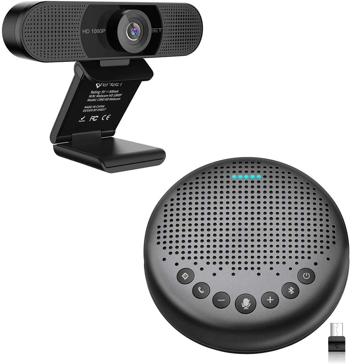 Home Office Set from Bluetooth Speakerphone Luna + 1080P HD Streming