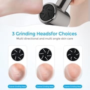 Electric Foot Callus Remover (with Dander Vacuum) Rechargeable Electric Callus Remover For Feet,Electric Pedicure Electric Foot File Kit,Professional Feet Care Tool For Dead,Hard Cracked Dry Skin