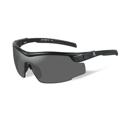 REMINGTON WILEY X SHOOTING/SPORTING GLASSES ADULT BLACK FRAME SMOKE GRAY (Best Color Shooting Glasses For Sporting Clays)