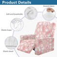 thumbnail image 5 of HELLHERO Rabbit and Daisy Pattern Recliner Chair Covers for Single Lounger Sofa, Brushed Anti Spill Recliner Chair Slipcover for Living Room Home Single Seat, 5 of 8