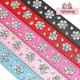 thumbnail image 2 of Veeki Cute Pu Leather Dog Collar - Rhinestone Flower Pattern Studded - 1 Inch Width Fit Small And Medium Dogsblack(s:11-13"), 2 of 4