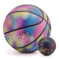 thumbnail image 2 of Color 7 Baloncesto Reflectante Resistente Al Desgaste de Pu para Adultos Pelota Creativa Baloncesto Deportivo Luminoso de Pu ANGGREK  Otros, 2 of 8
