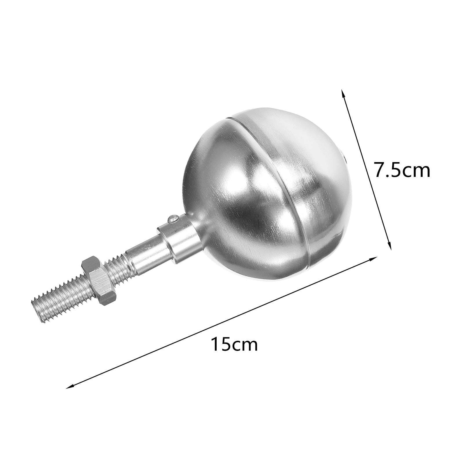 Flagpole Top Replacement, Flagpole Ball Topper, Heavy Duty Flag Pole Part 1/2" Threaded Repair Tool Aluminum Flagpole Ball Ornament
