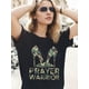 thumbnail image 1 of Pure Cotton PRaYeR WaRRioR High Heeled Shoes Women's T-Shirt Comfort Fit Tee Tee For adult, Men, Women, Teen, Teenager, adolescent, Youth, 1 of 5