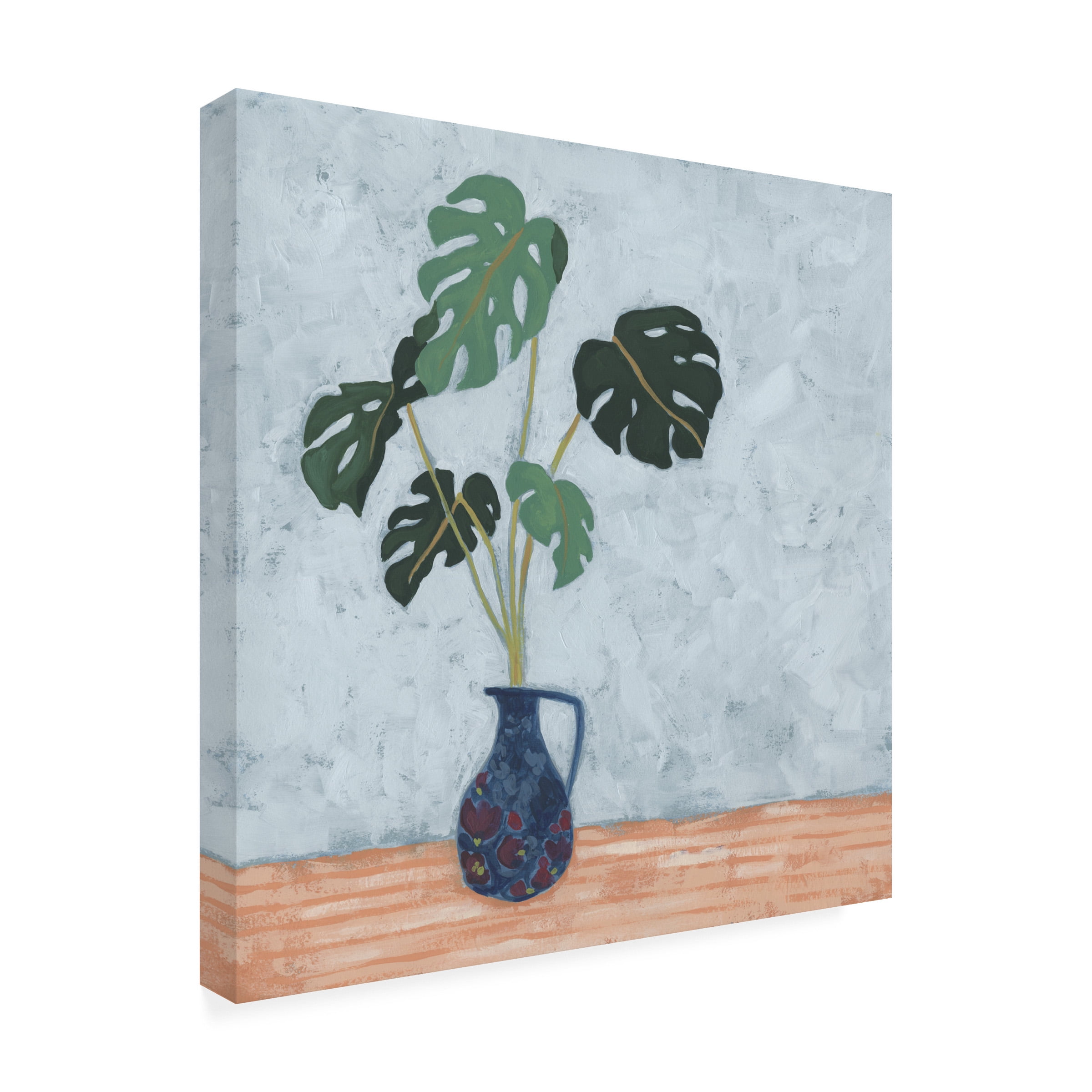 June Erica Vess 'Parlor Monstera II' Canvas Art
