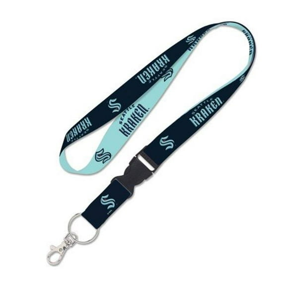 Wincraft 9416620215 Seattle Kraken Lanyard with Detachable Buckle