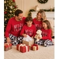 thumbnail image 6 of Christmas Pajamas Family Matching Sets, Cute Printed Xmas 2 Piece Sleepwear Pjs Jammies, T shirt Tops + Plaid Pants Set for Couples/Women/Men, 6 of 7