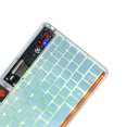 thumbnail image 2 of Teclado inalámbrico de 78 teclas Teclado mecánico de 3 modos (azul transparente) Sywqhk Para estrenar, 2 of 5