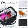 thumbnail image 2 of Inosoo Cute Insulated Lunch Bag, Durable and Stylish Crossbody Lunch Box for Woman with Detachable Shoulder Strip, Black, 2 of 8