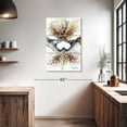 thumbnail image 3 of Elephant Stock Let's Go Together Wall Art - Vertical Multi Panel Canvas - Living Room Wall Decor - Love Multi Panel - Gray And Orange Decor By Ashvin Harrison - 24" x 38", 3 of 8